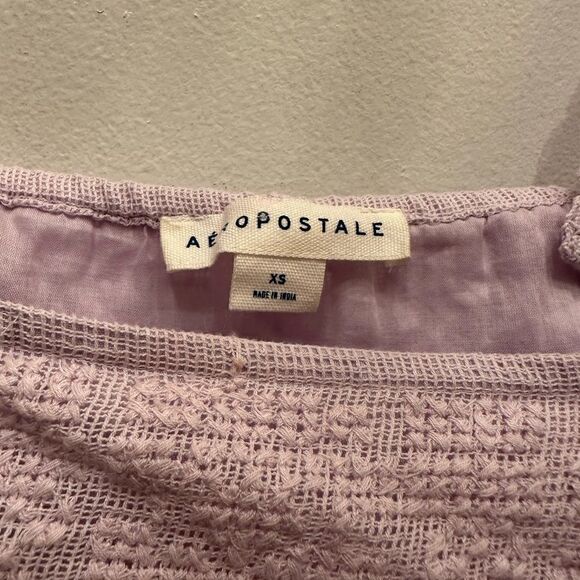 Aeropostle Lilac Lace detail tank top - Picture 2 of 3